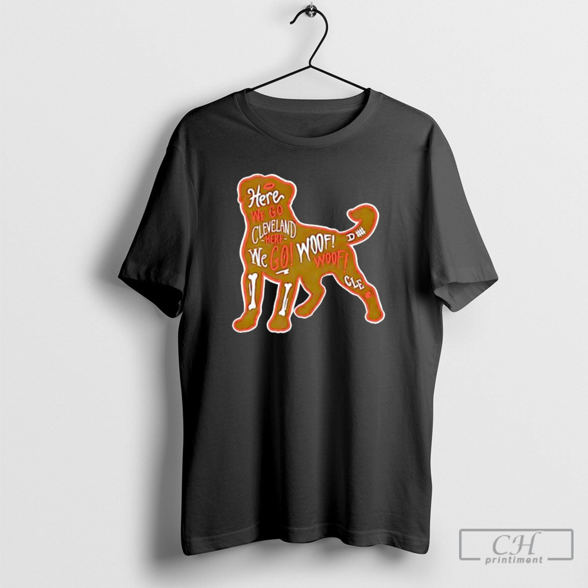 Here We Go Cleveland Here We Go Woof Fooe Cle Shirt Sweater