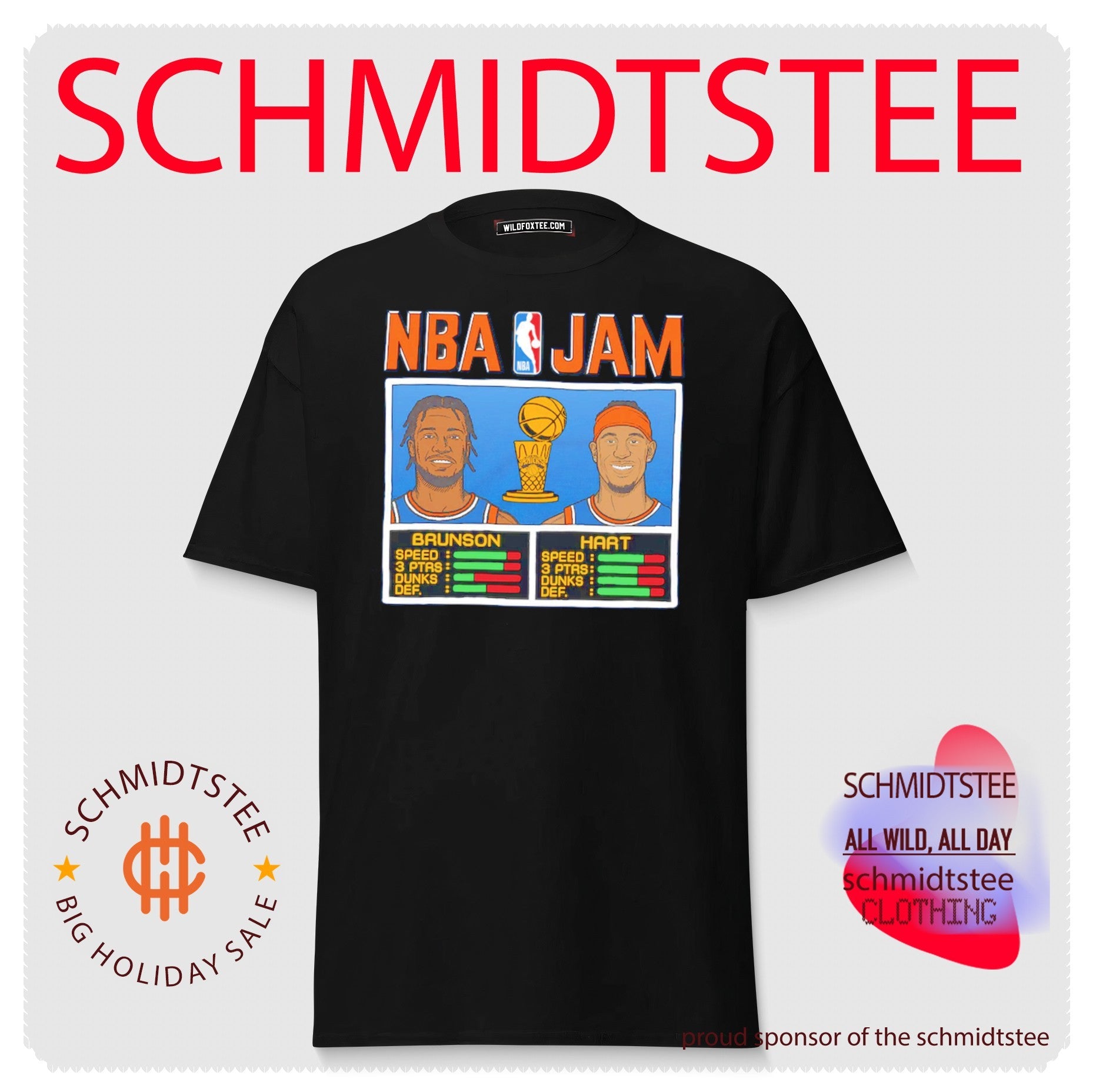 Josh Hart & Jalen Brunson New York Knicks 2026 NBA Finals Champions Jam shirt