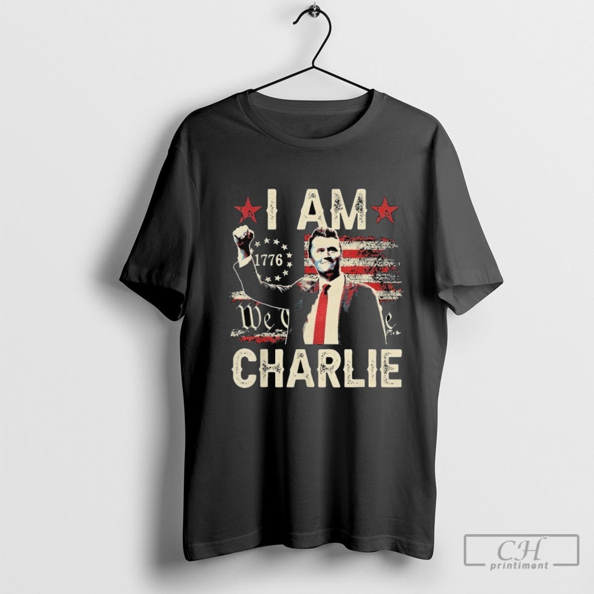 I Am Charlie We The People 1776 America Inspirational Tribute S Men Shirt Sweater