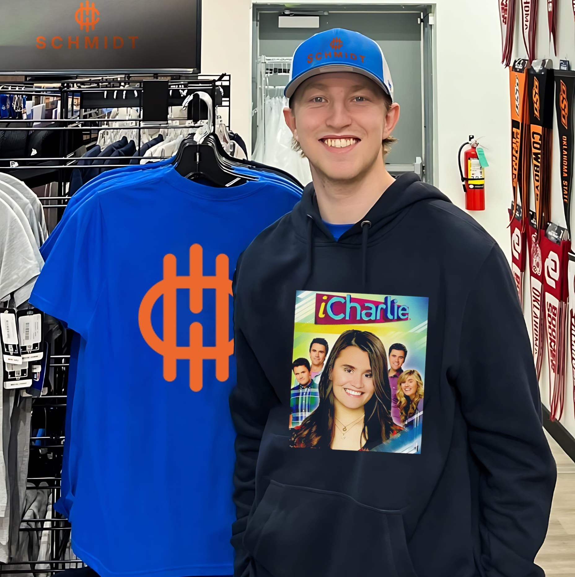 iCharlie Charlie Kirk x iCarly graphic shirt