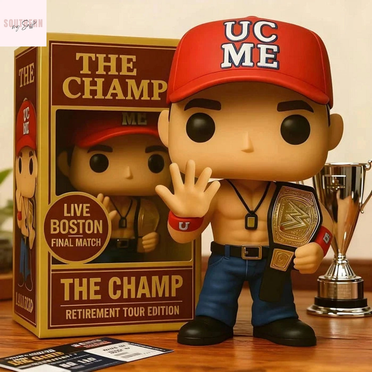 John Cena The Champ Pop Figure Doll