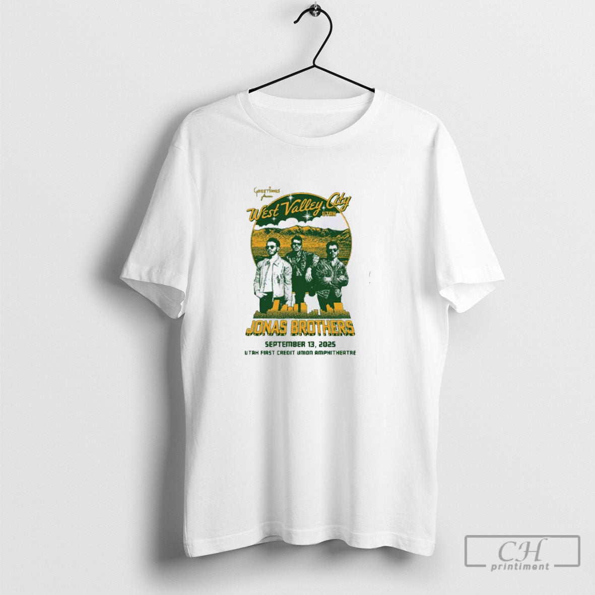 Jonas Brothers Sep 13 2025 Autah First Credit Union Amphitheatre Shirt Sweater