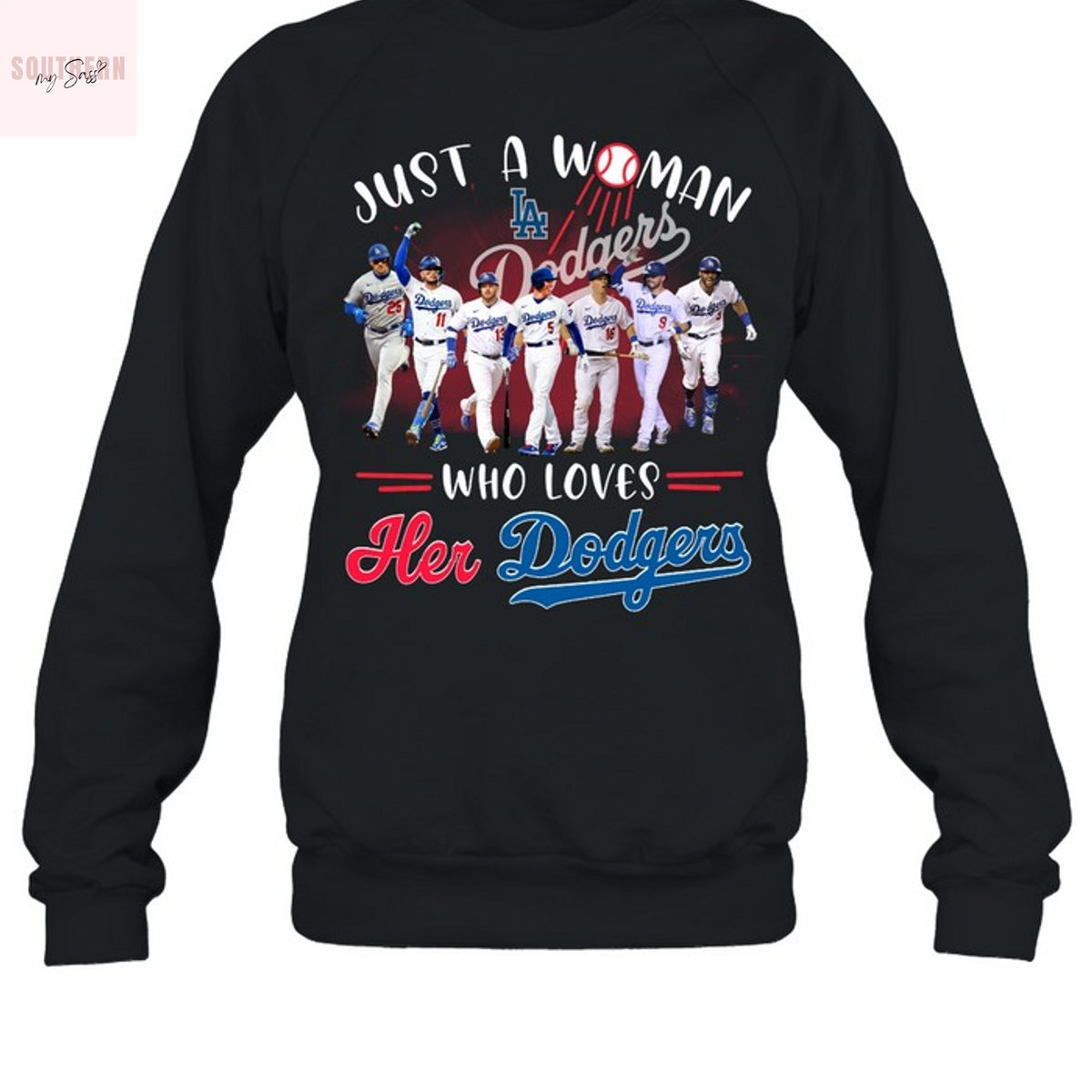 Just A Woman Who Loves Her Los Angeles Dodgers Unisex T-Shirt