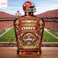 Kansas City Chiefs 66th Anniversary 1960-2026 Kingdom Legacy Whiskey Bottle