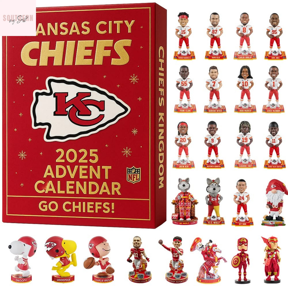 Kansas City Chiefs Go Chiefs Advent Calendar 2025