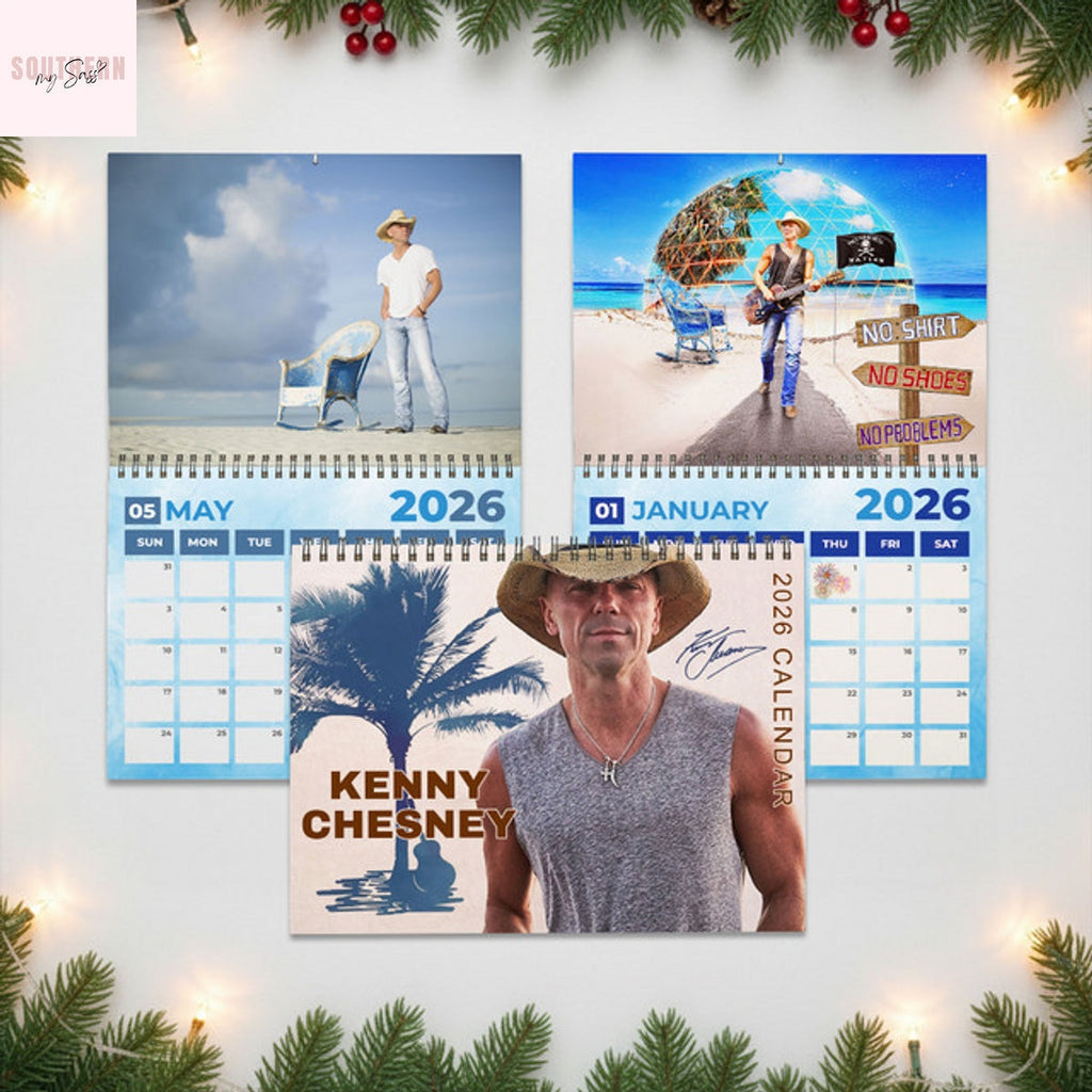 Kenny Chesney 2026 Wall Calendar