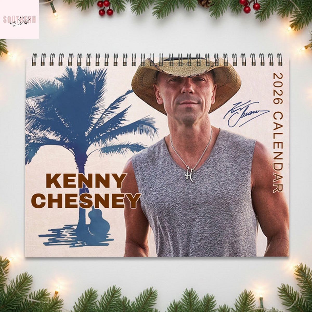 Kenny Chesney 2026 Wall Calendar