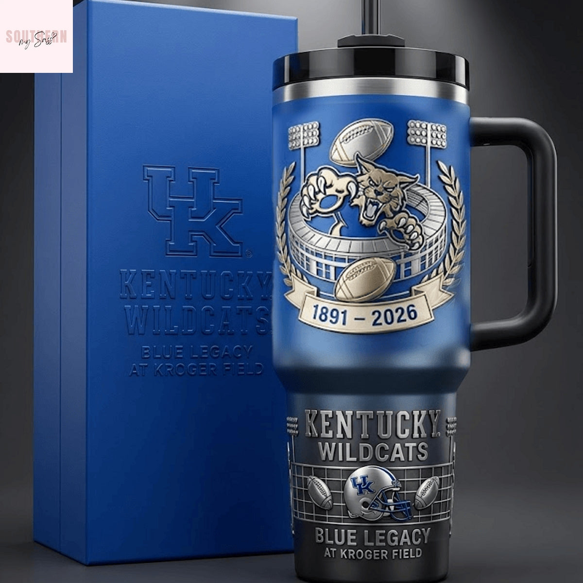 Kentucky Wildcats Blue Legacy At Kroger Field Tumbler
