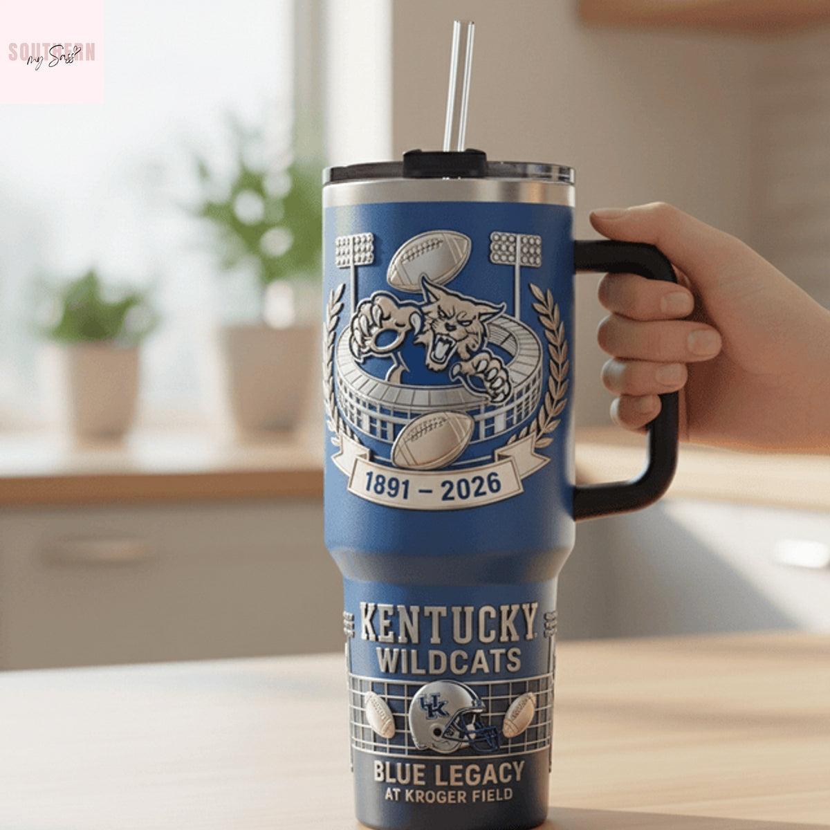 Kentucky Wildcats Blue Legacy At Kroger Field Tumbler