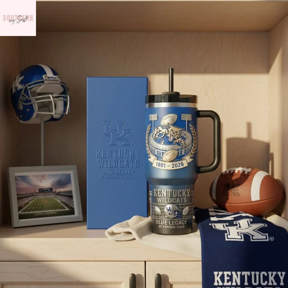 Kentucky Wildcats Blue Legacy At Kroger Field Tumbler