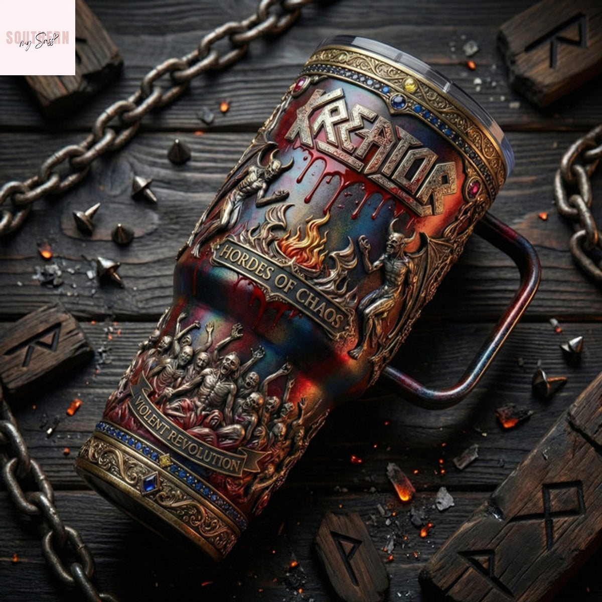 Kreator Hordes Of Chaos Tumbler