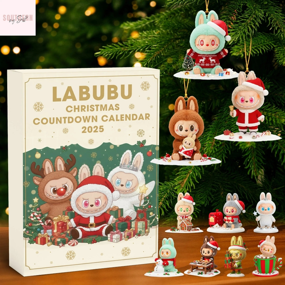 Labubu Christmas Countdown Advent Calendar 2025