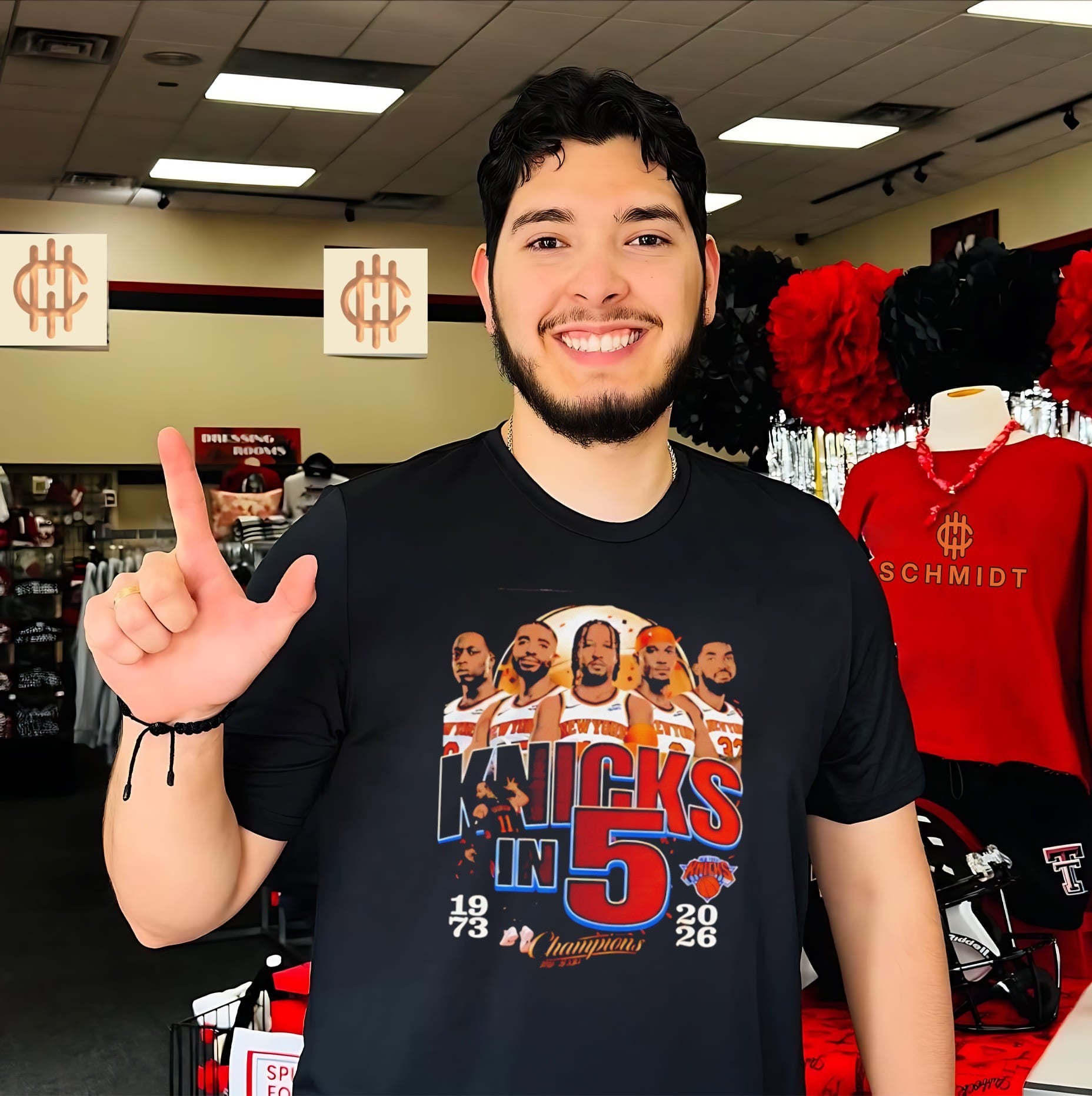 New York Knicks in 5 champions 1973 2026 shirt