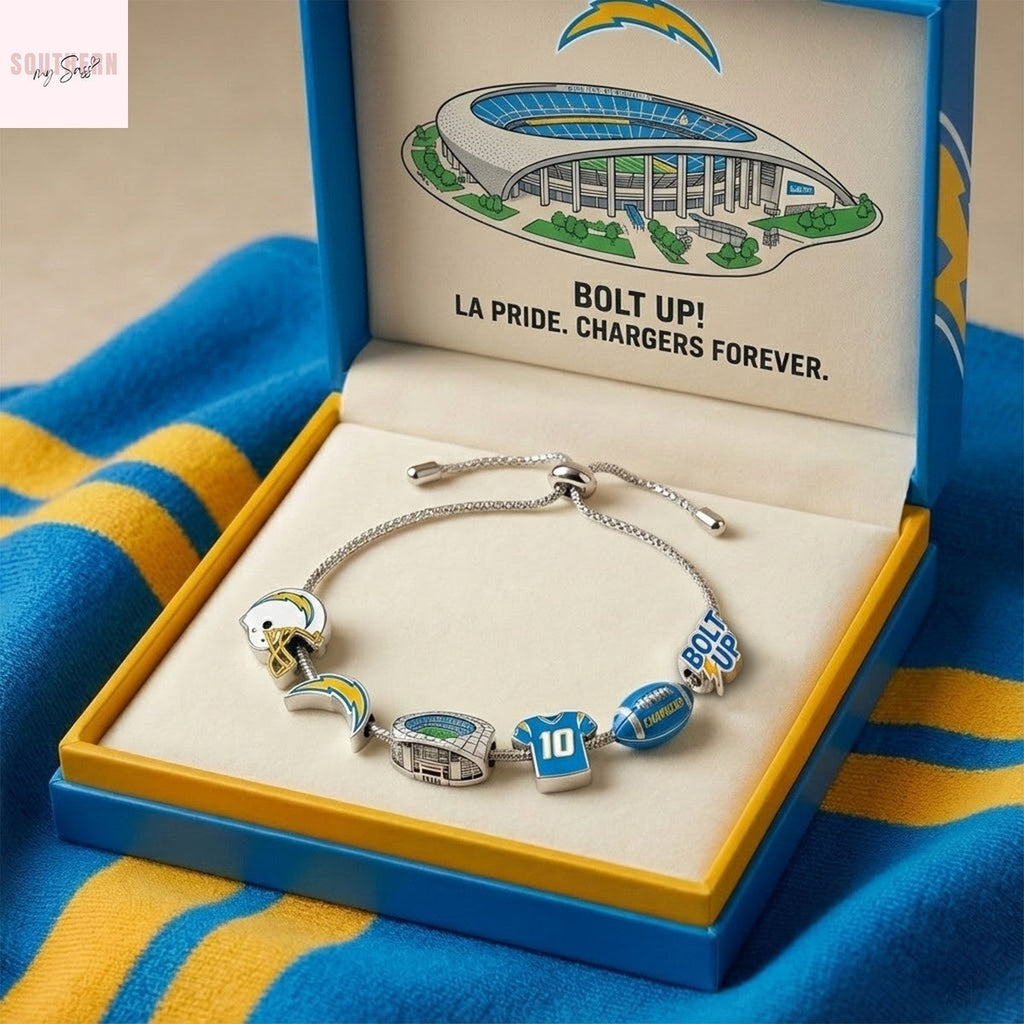 Los Angeles Chargers Charm Bracelet