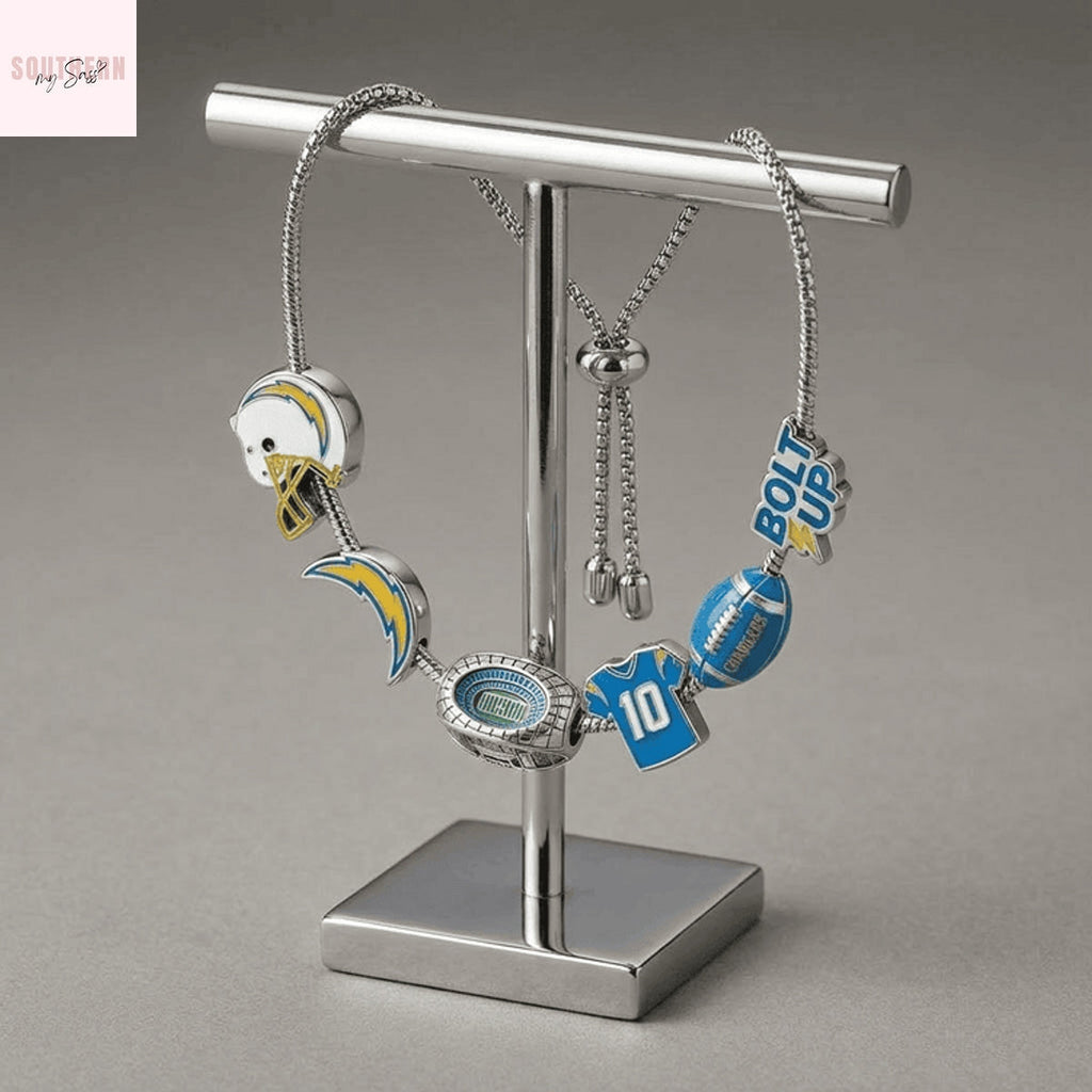 Los Angeles Chargers Charm Bracelet