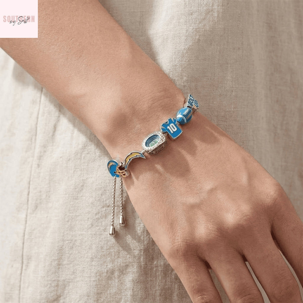 Los Angeles Chargers Charm Bracelet