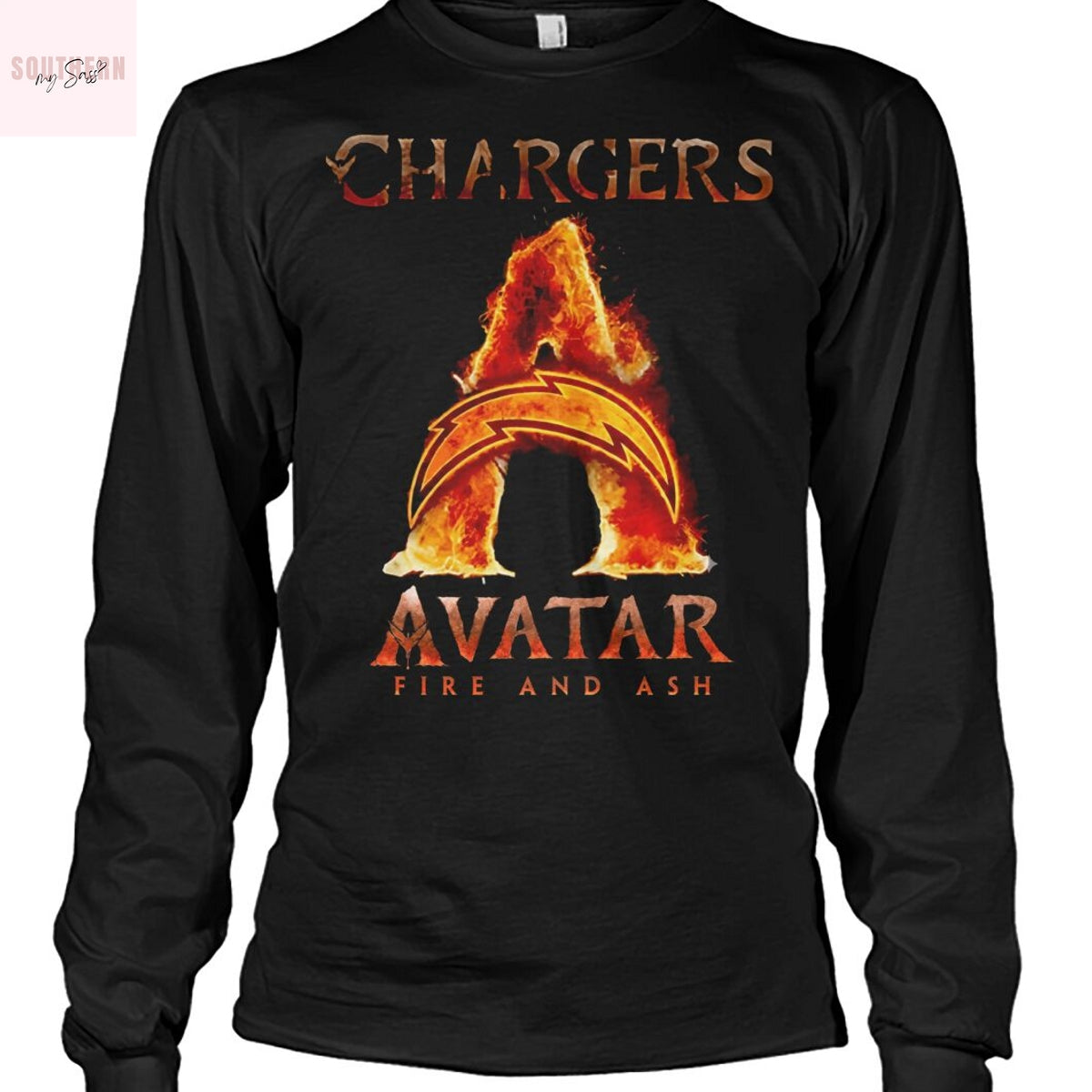 Los Angeles Chargers x Avatar Fire And Ash Unisex T-Shirt