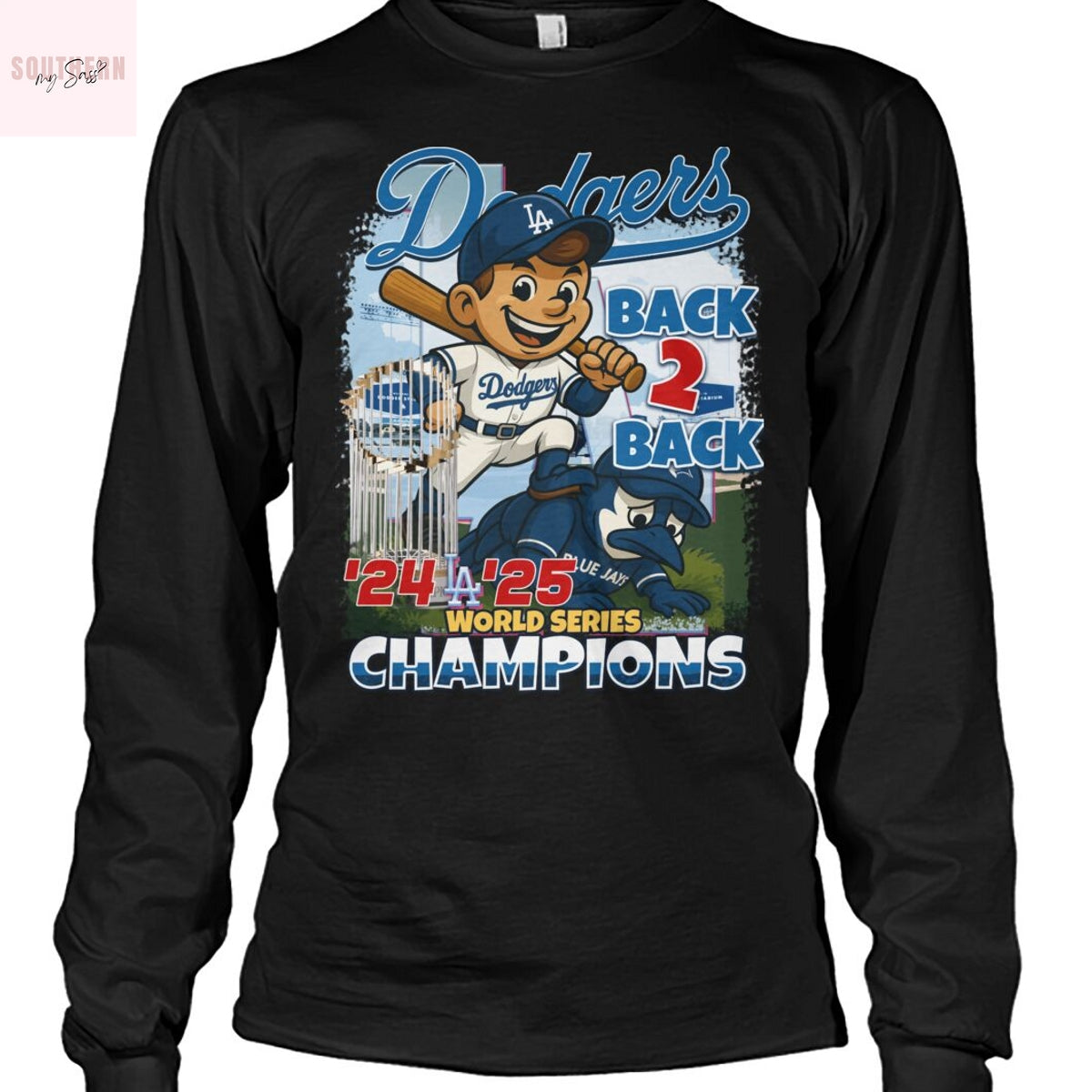 Los Angeles Dodgers 2024-2025 World Champions Back To Back Unisex T-Shirt