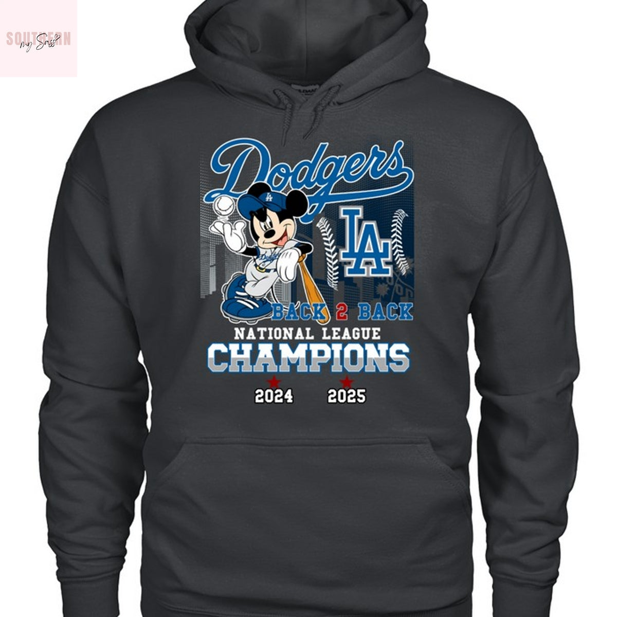 Los Angeles Dodgers 2025 National League Champions Back 2 Back Unisex T-Shirt