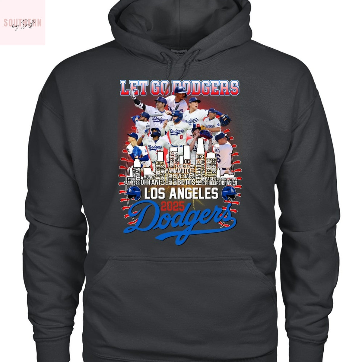 Los Angeles Dodgers 2025 National League Champions Lets Go Dodgers Unisex T-Shirt