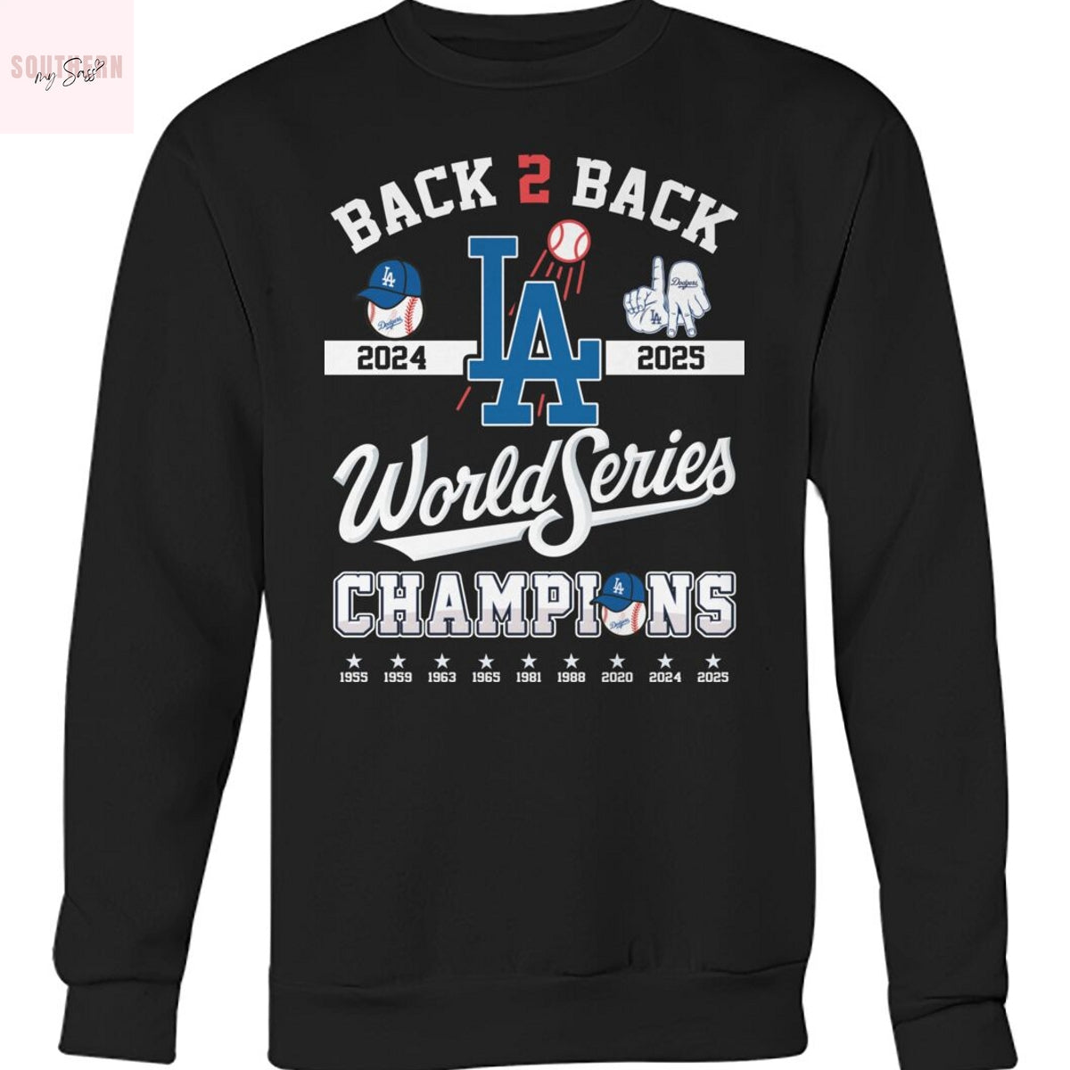 Los Angeles Dodgers 2025 World Champions Back To Back Unisex T-Shirt