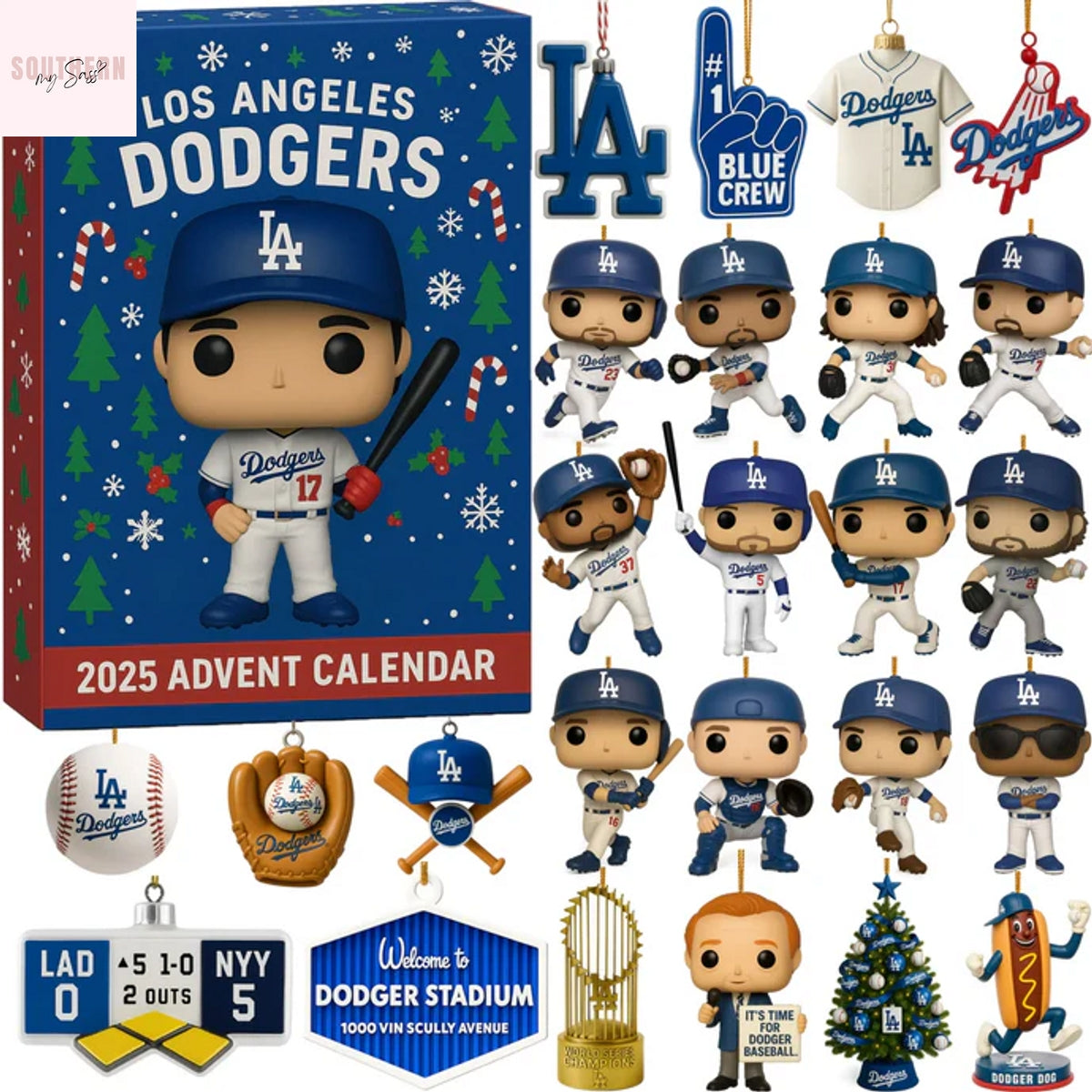 Los Angeles Dodgers Advent Calendar 2025
