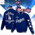 Los Angeles Dodgers Kitty 2025 Nine Time World Series Champions Baseball Jacket