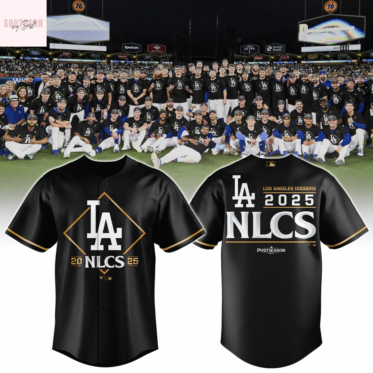 Los Angeles Dodgers NLCS Postseason 2025 Baseball Jersey