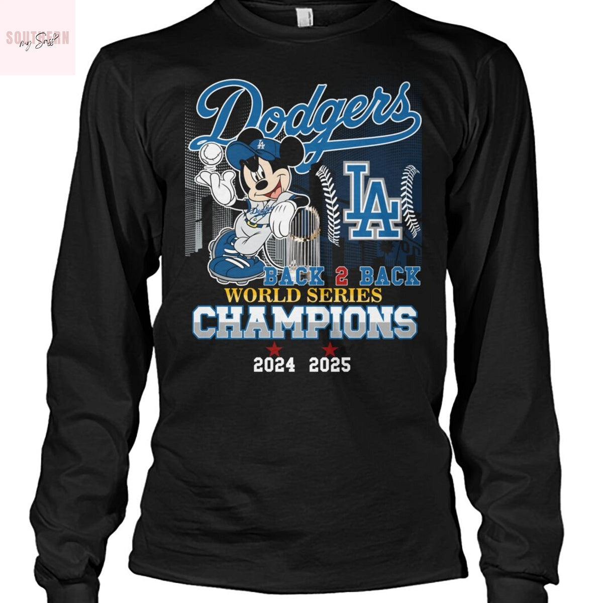 Los Angeles Dodgers World Champions Back To Back 2024-2025 Unisex T-Shirt