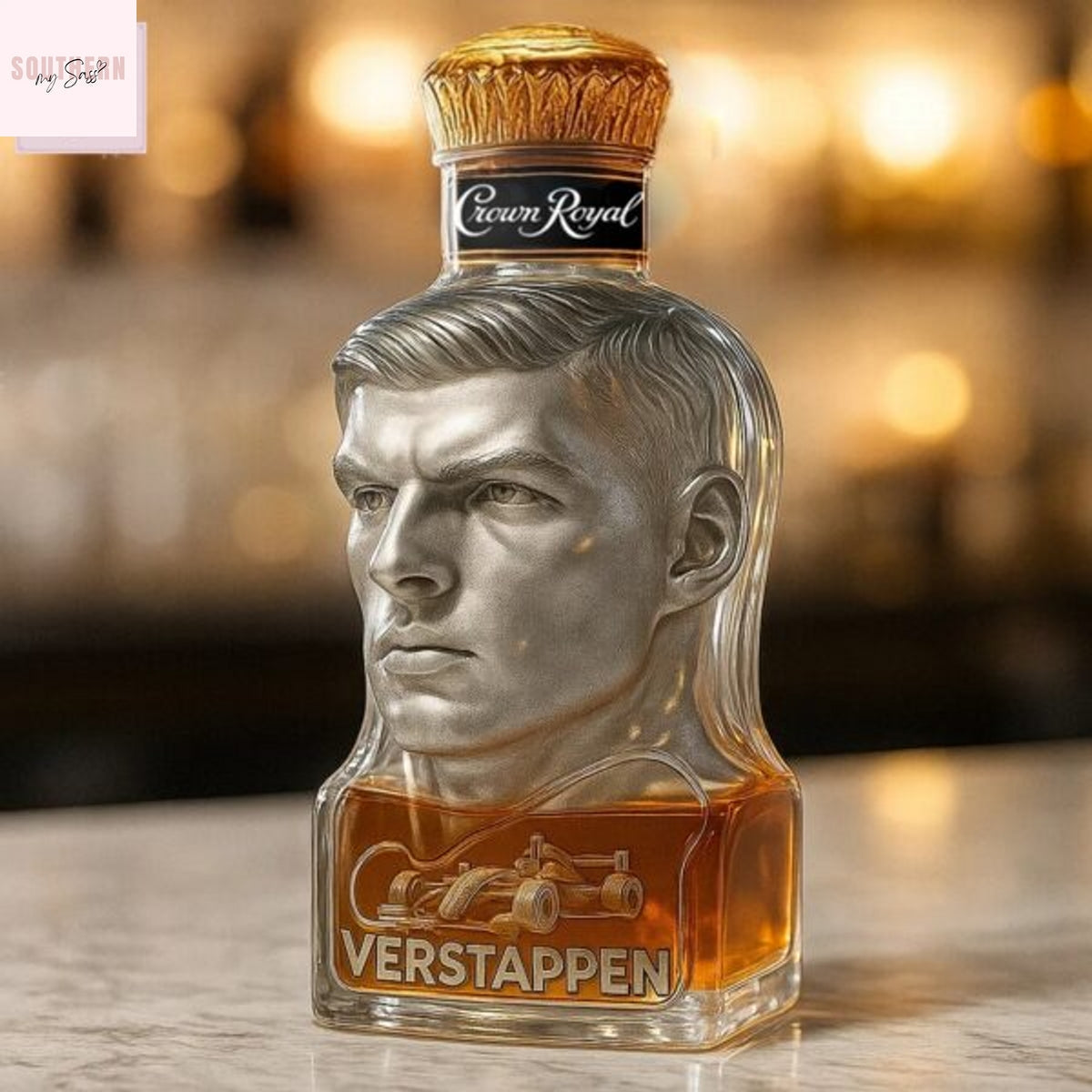 Max Verstappen F1 Top Driver Whisky Bottle