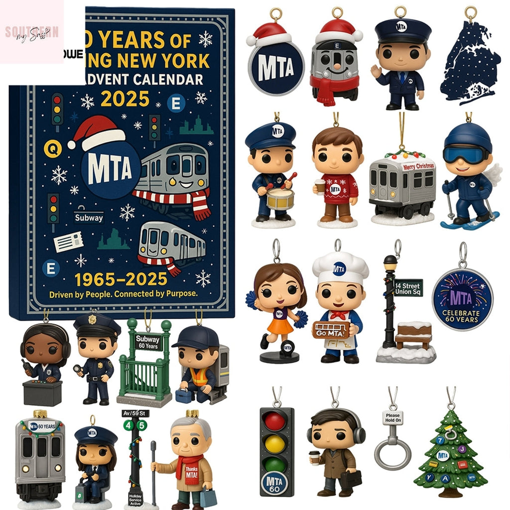 New York Subway MTA Advent Calendar 2025 Celebrate 60 Years Of Transit History