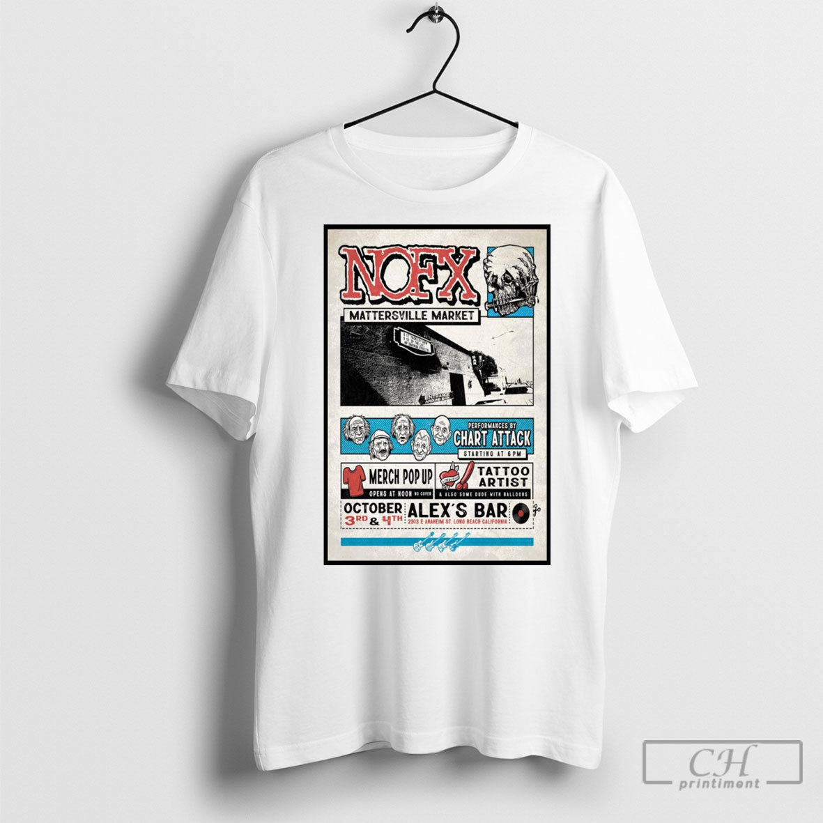 Nofx October 3rd 4th 2025 Alexs Bar Long Beach Ca Shirt Sweater