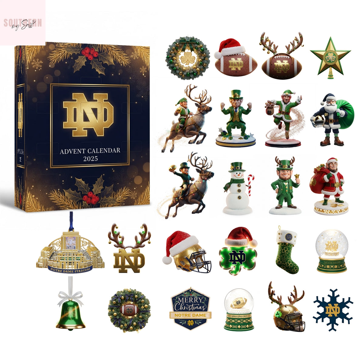 Notre Dame Fighting Irish Advent Calendar 2025