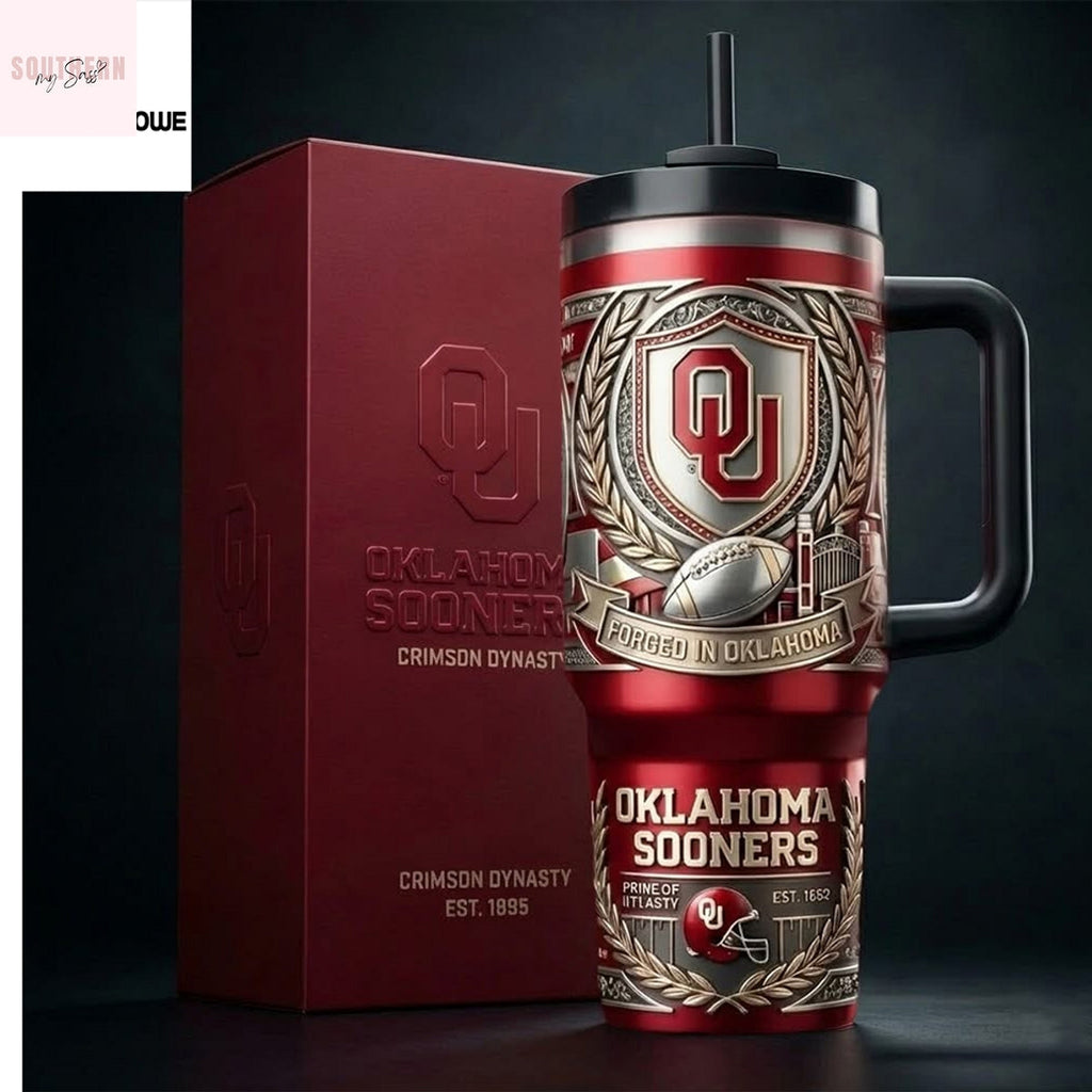 Oklahoma Sooners Crimson Dynasty Tumbler
