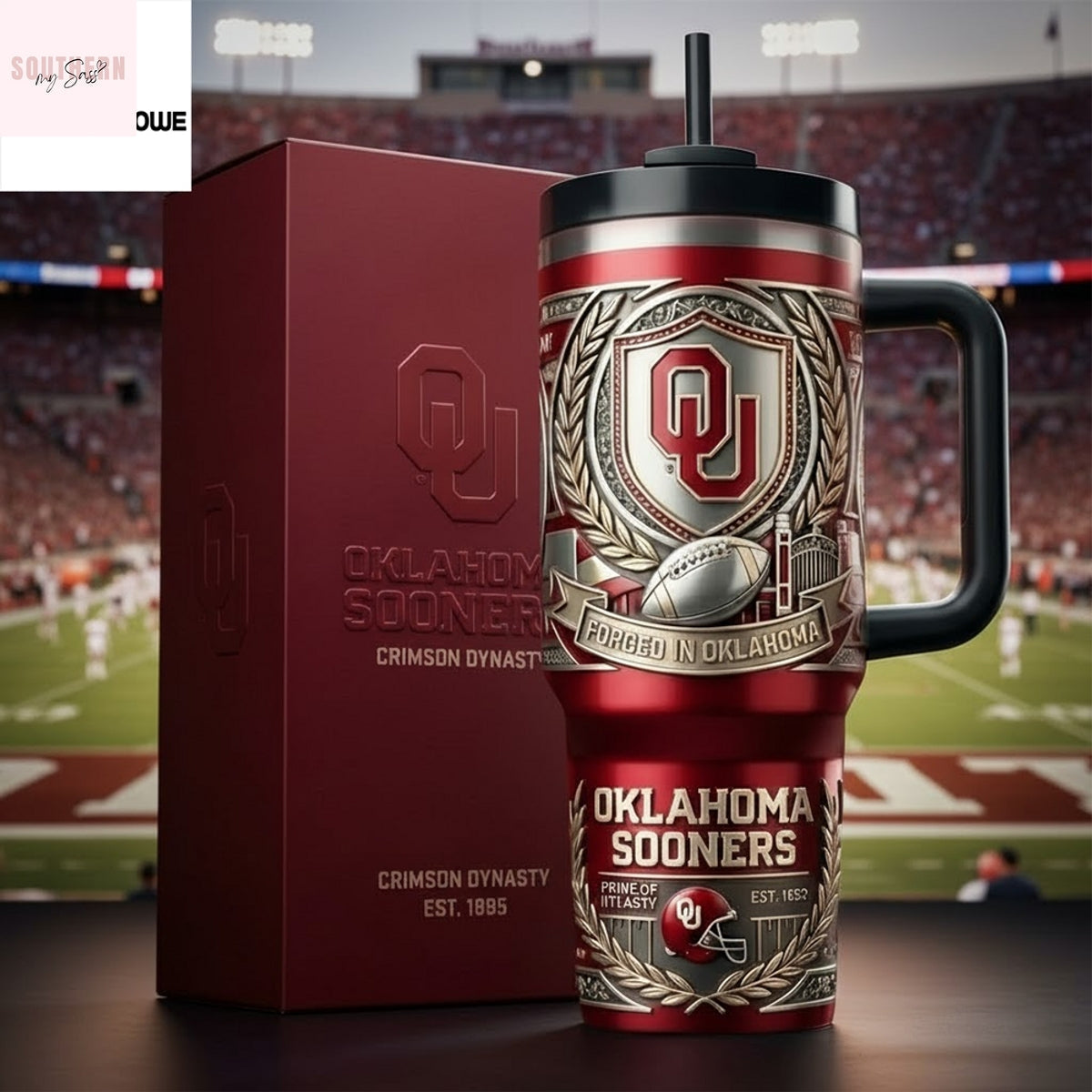 Oklahoma Sooners Crimson Dynasty Tumbler