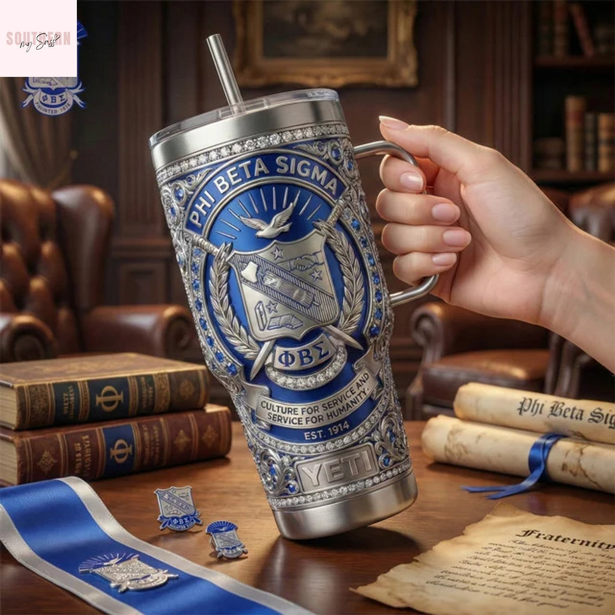 Phi Beta Sigma Tumbler