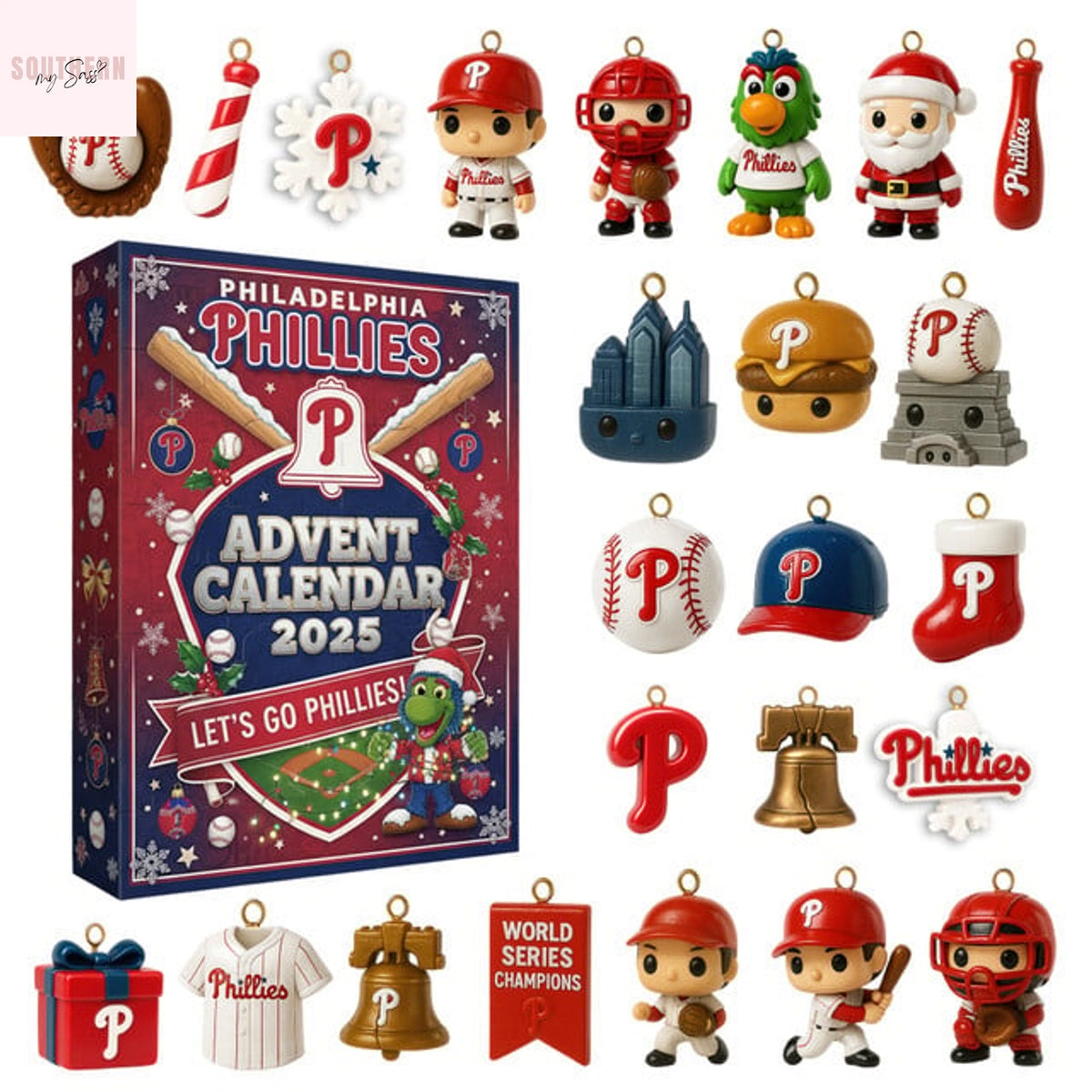 Philadelphia Phillies Lets Go Phillies 2025 Advent Calendar