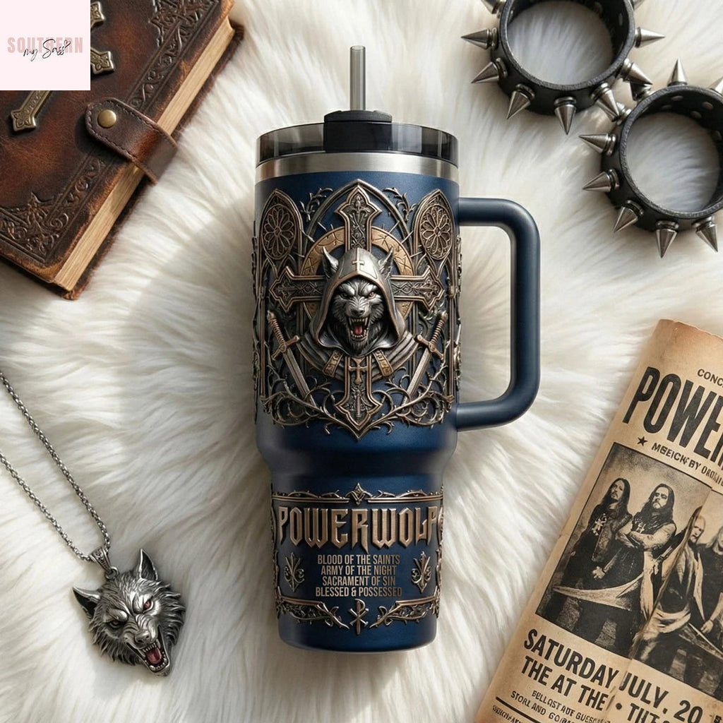 Powerwolf Blood Of The Saints Tumbler