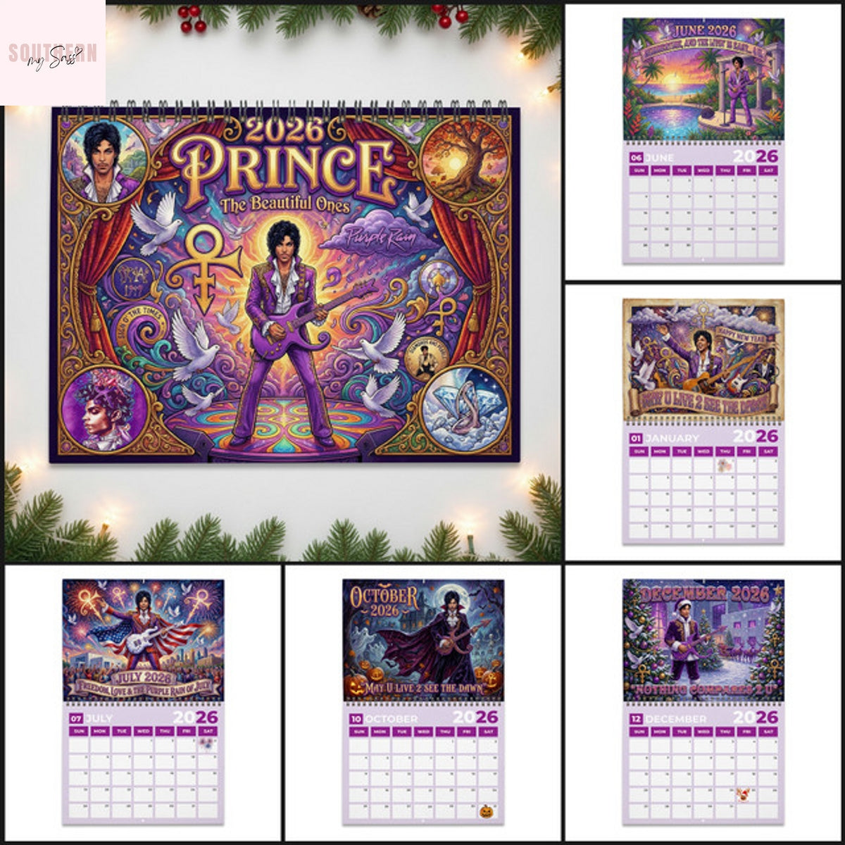 Prince 2026 Wall Calendar