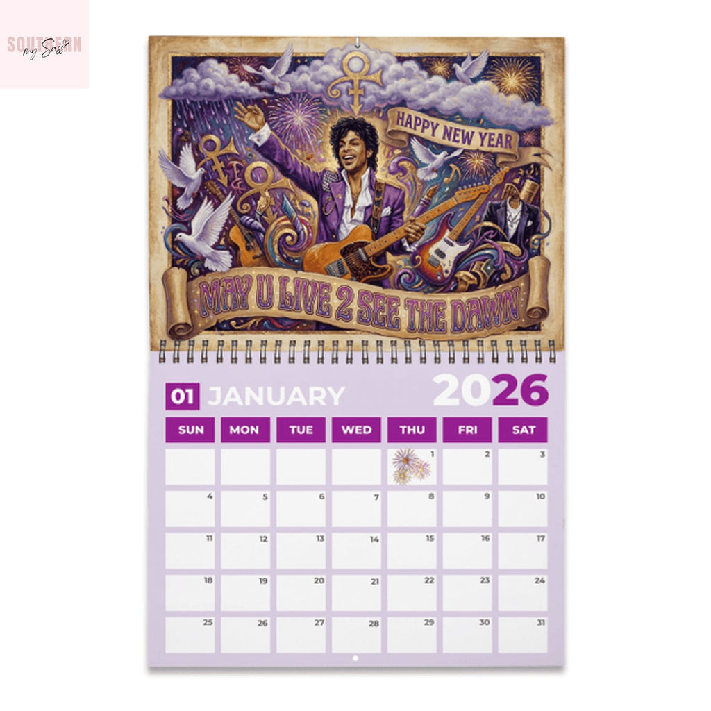 Prince 2026 Wall Calendar