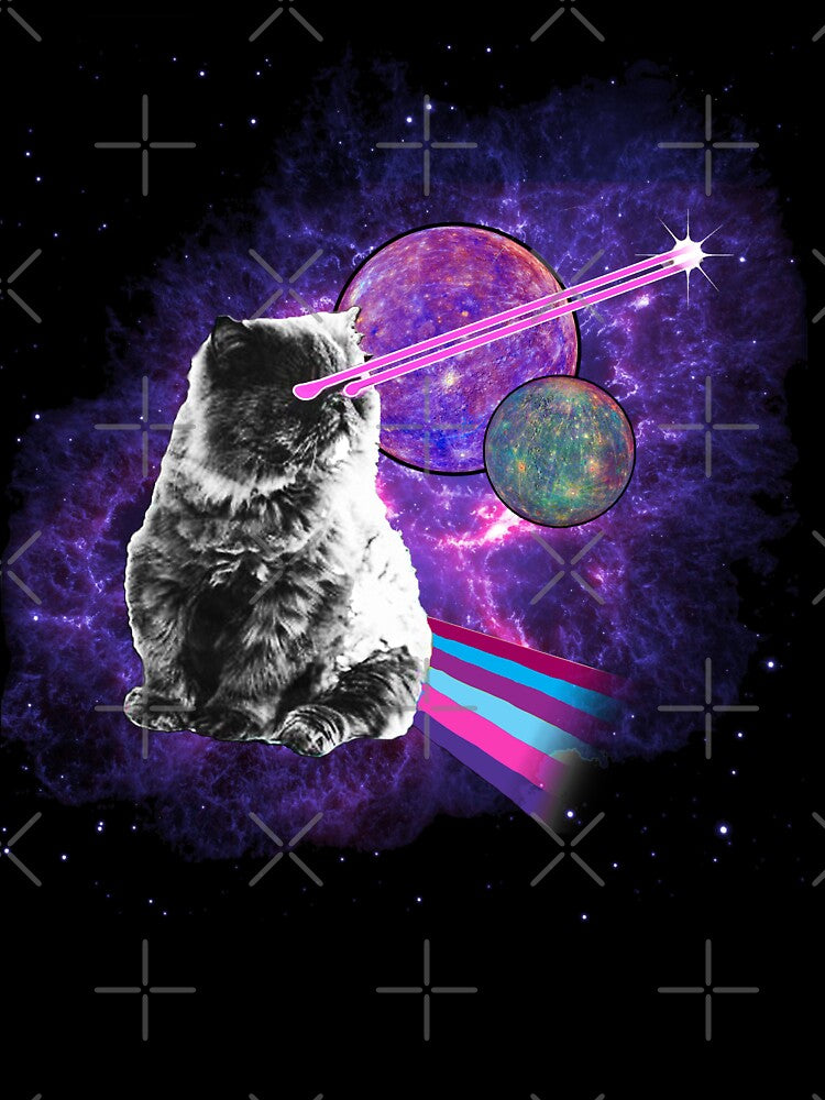 Space Cat Lazer by BattleGoat
