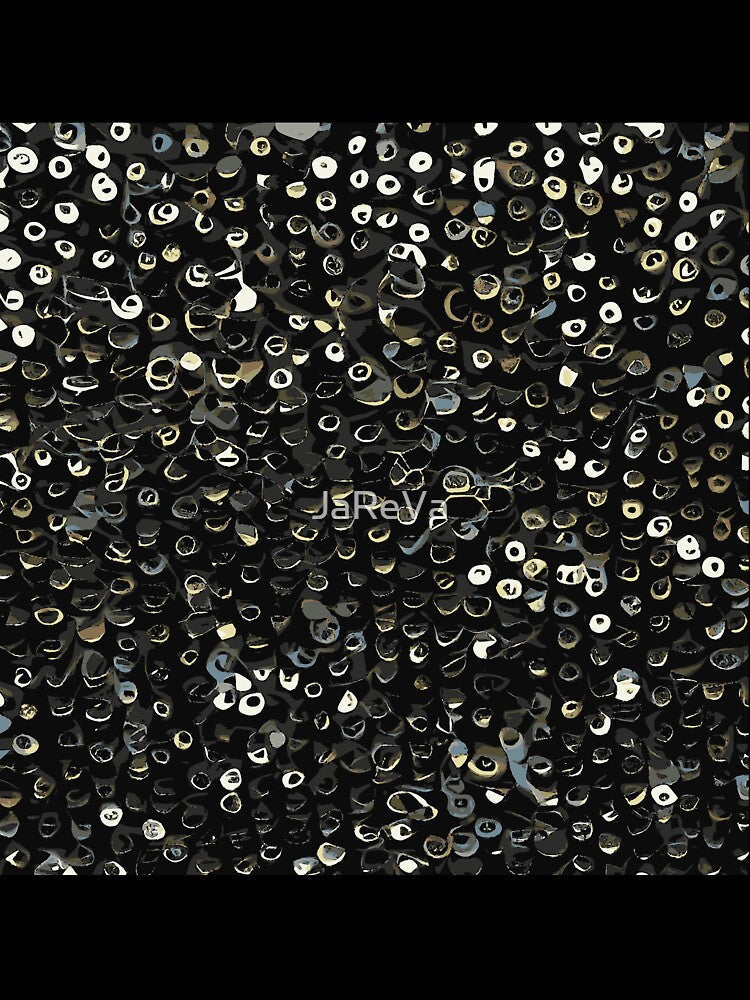 Printed image of sparkling dark gold sequins by JaReVa