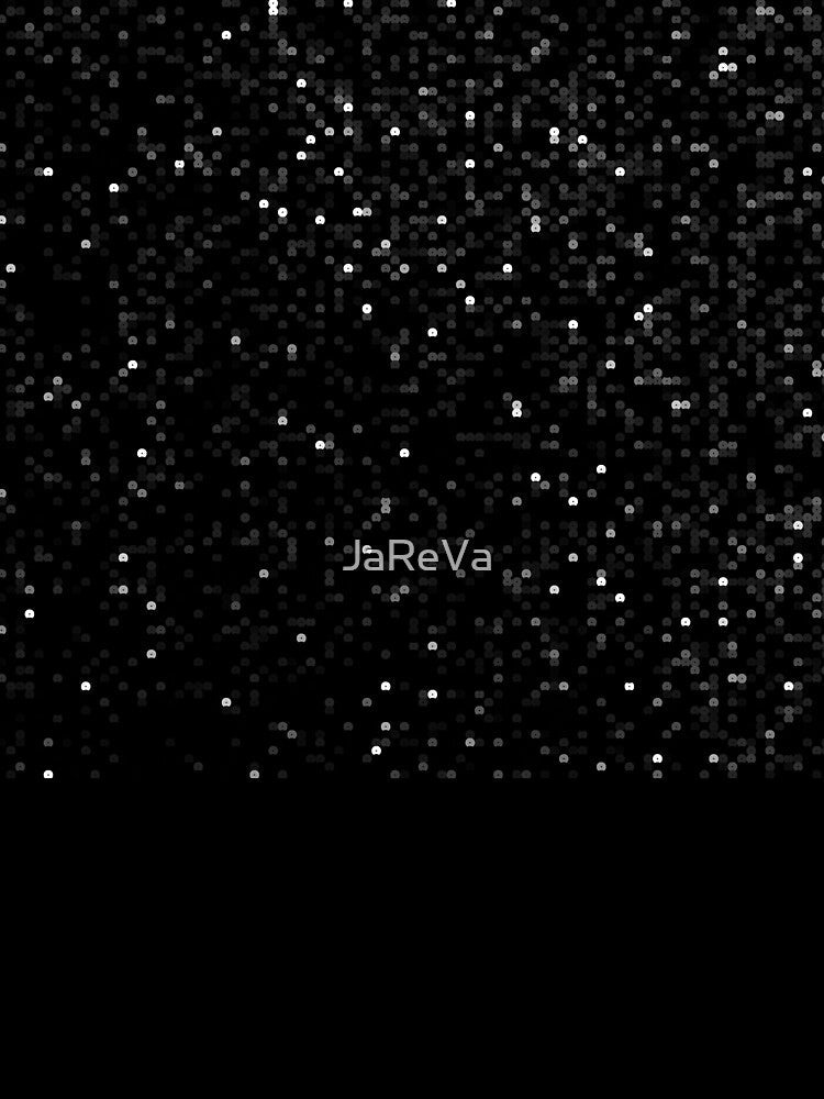 Printed image of black sequins by JaReVa