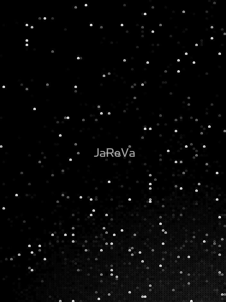 Printed image of black sequins v3 by JaReVa