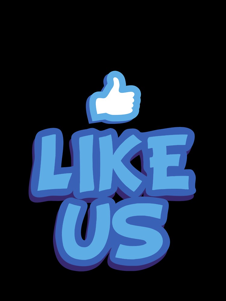 Like Us Facebook Novelty Design by popotamfriends
