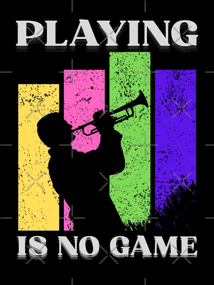 Playing Is No Game-Colorful Trumpet by SorohanMedia