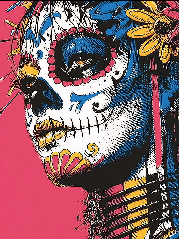 The Printed Calavera by Retro Type