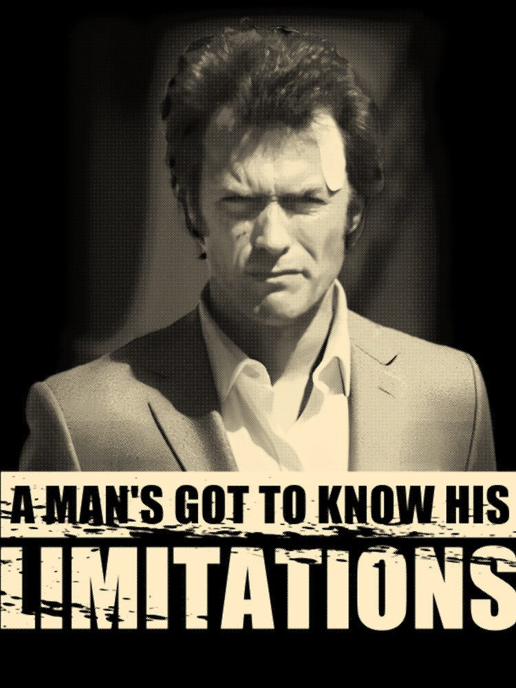A Man's Got to Know His Limitations by Aleksandar Kostjuk