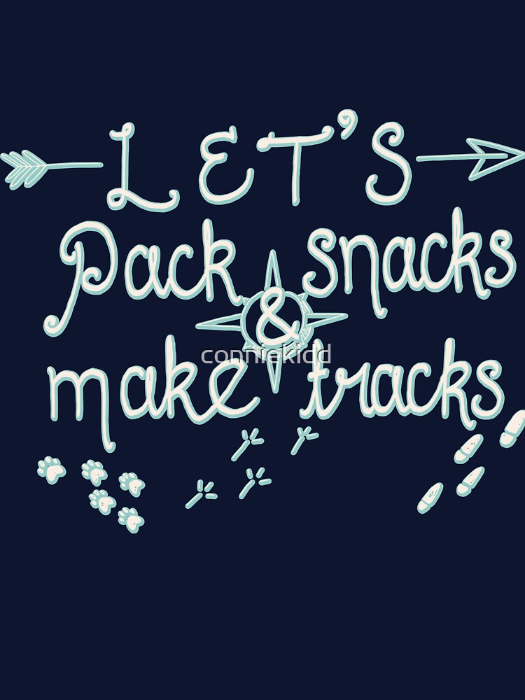 Let's pack snacks and make tracks! by ConnieCookiee