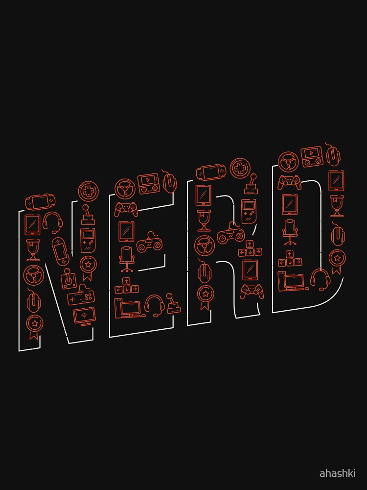Nerd Lettering by ahashki